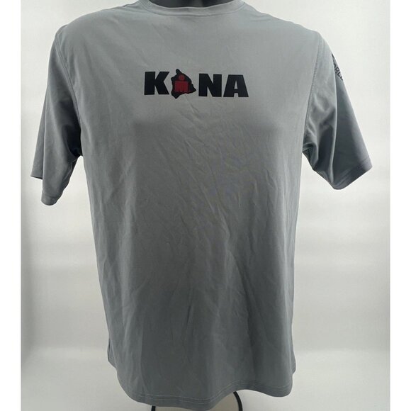 Ironman World Championship Kona Hawaii T-Shirt Mens Small Gray Triathlon EUC - Picture 1 of 11